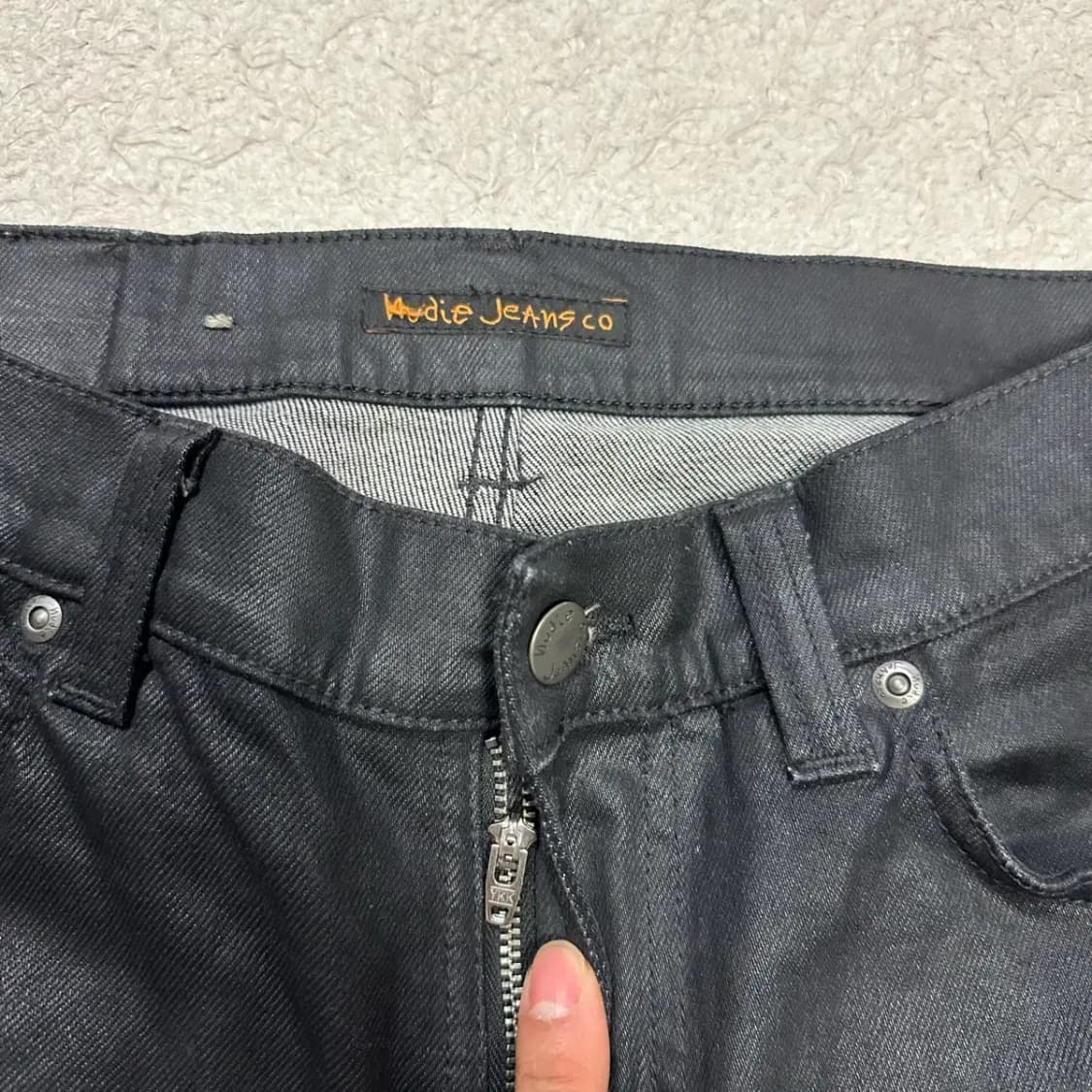 누디진 코팅진 데님 팬츠 30인치 상품이미지2