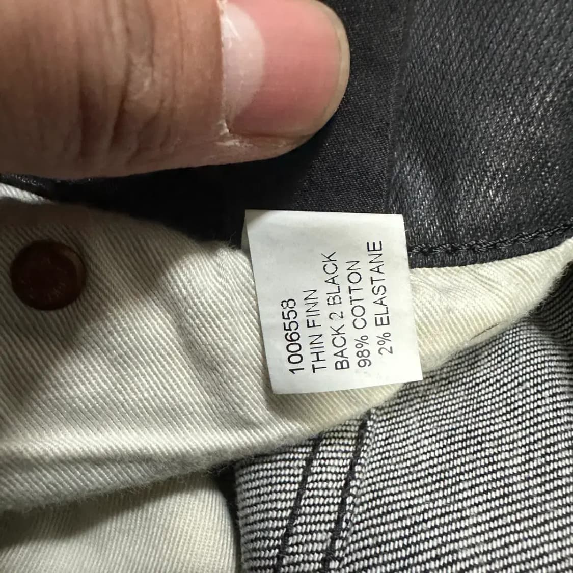 누디진 코팅진 데님 팬츠 30인치 상품이미지4