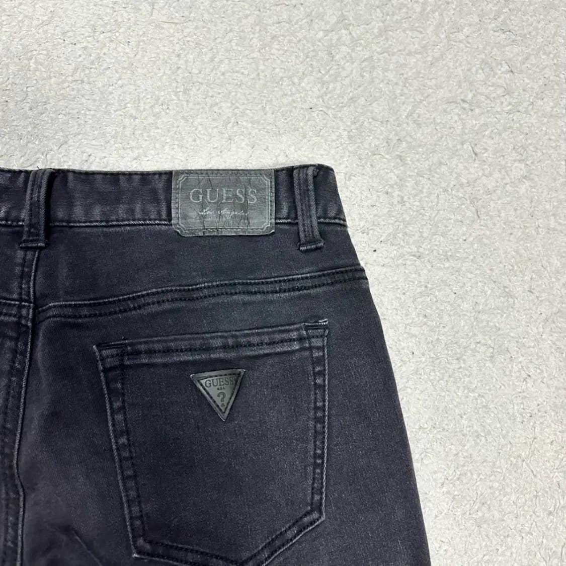 게스 청바지 흑청 데님 팬츠 29인치 상품이미지5