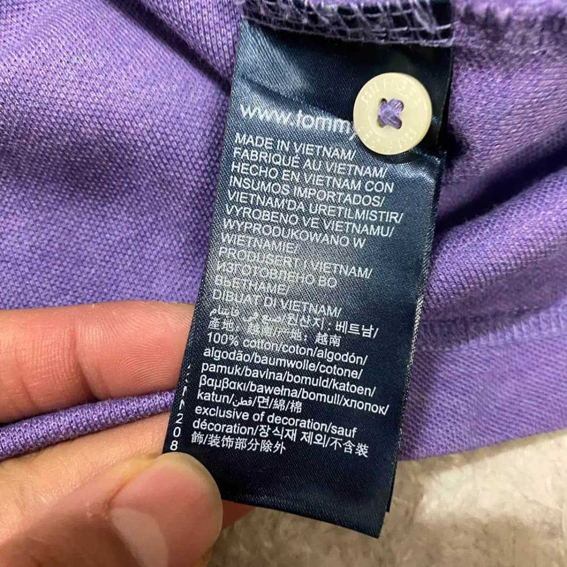 타미힐피거 긴팔 카라티 xl 상품이미지4