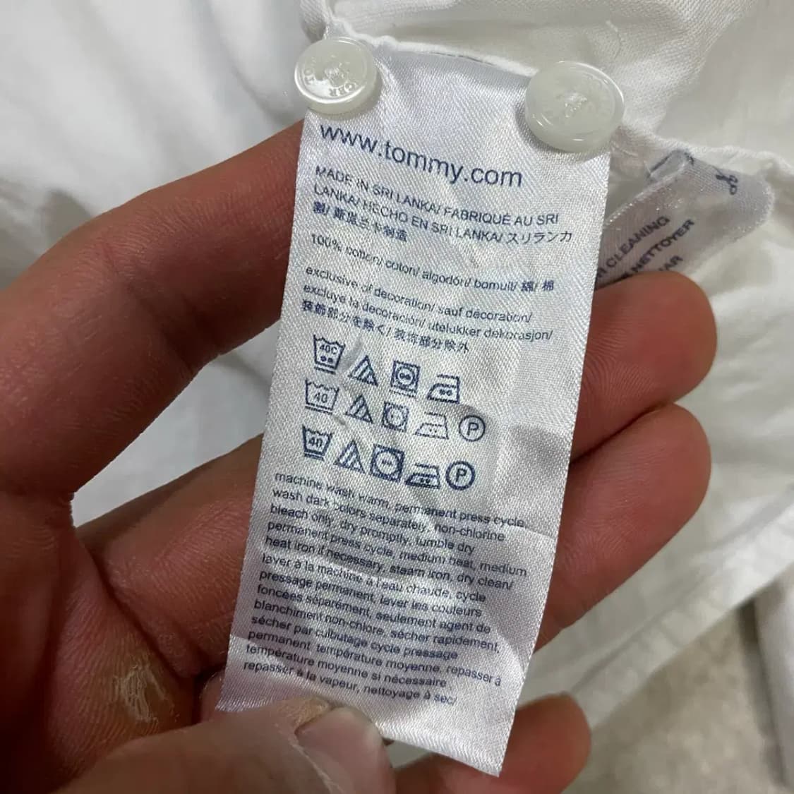 타미힐피거 셔츠 화이트 여성 L 상품이미지4