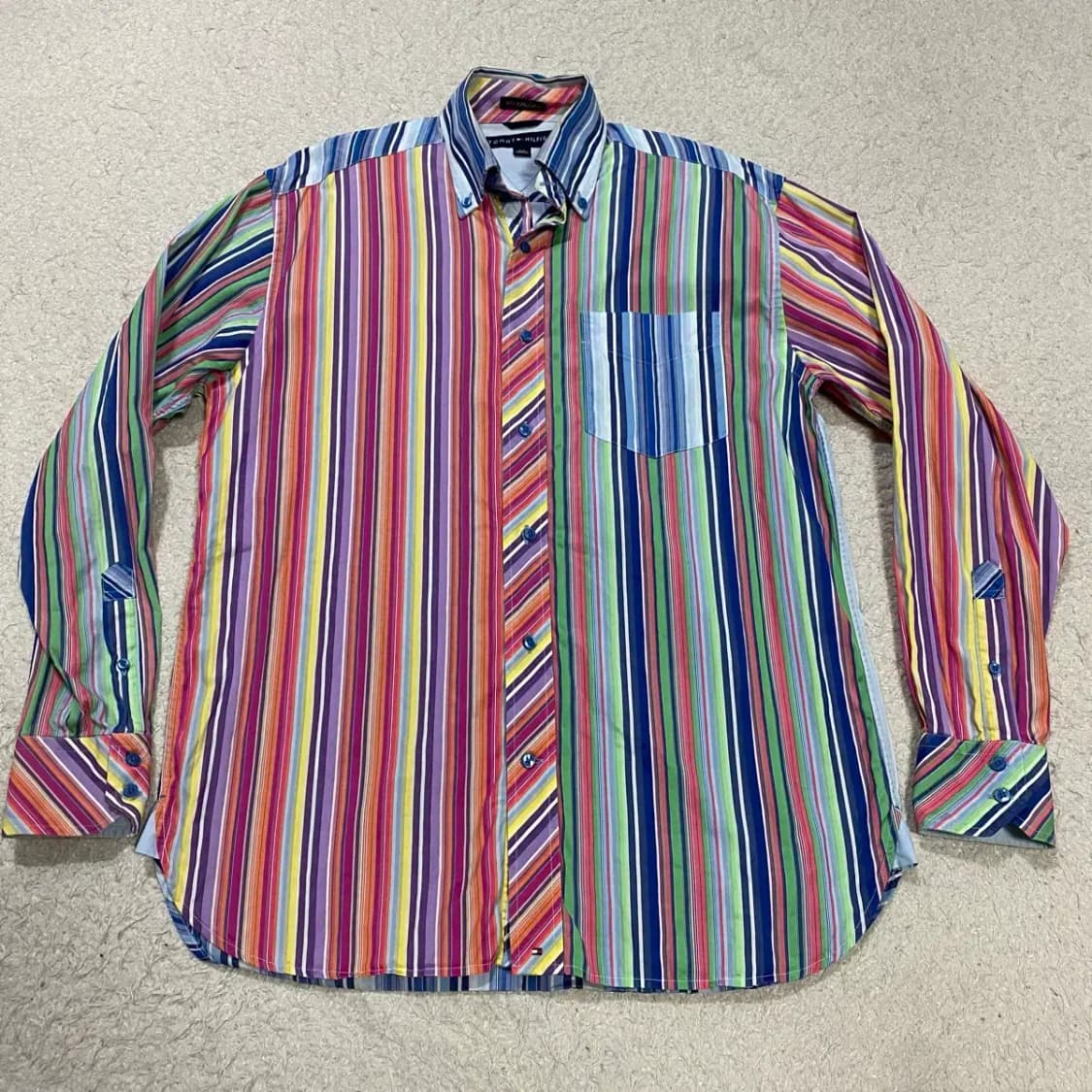 타미힐피거 셔츠 스트라이프 s 상품이미지1