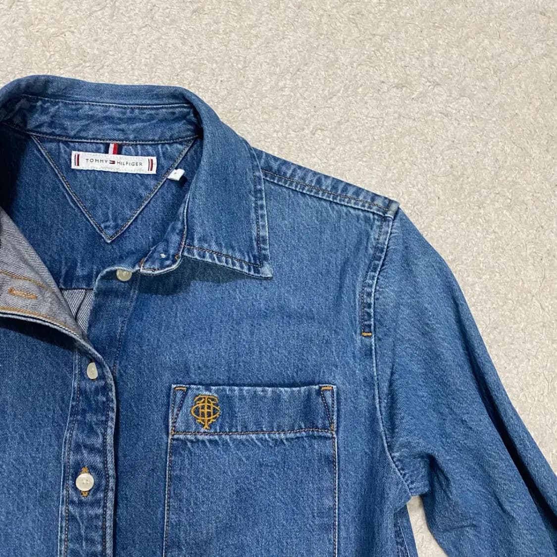 타미힐피거 데님 원피스 셔츠 4 상품이미지2