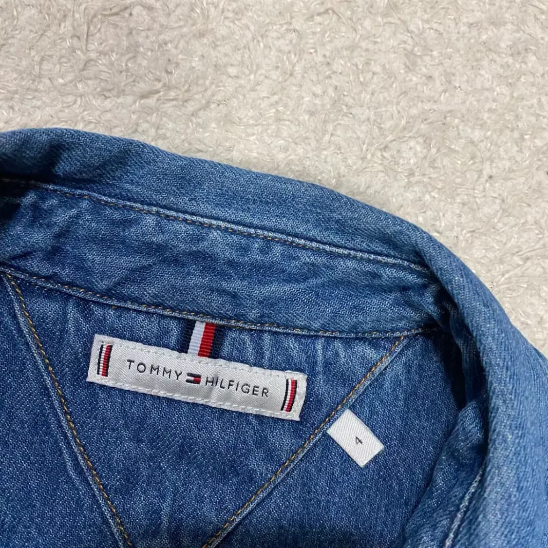 타미힐피거 데님 원피스 셔츠 4 상품이미지3