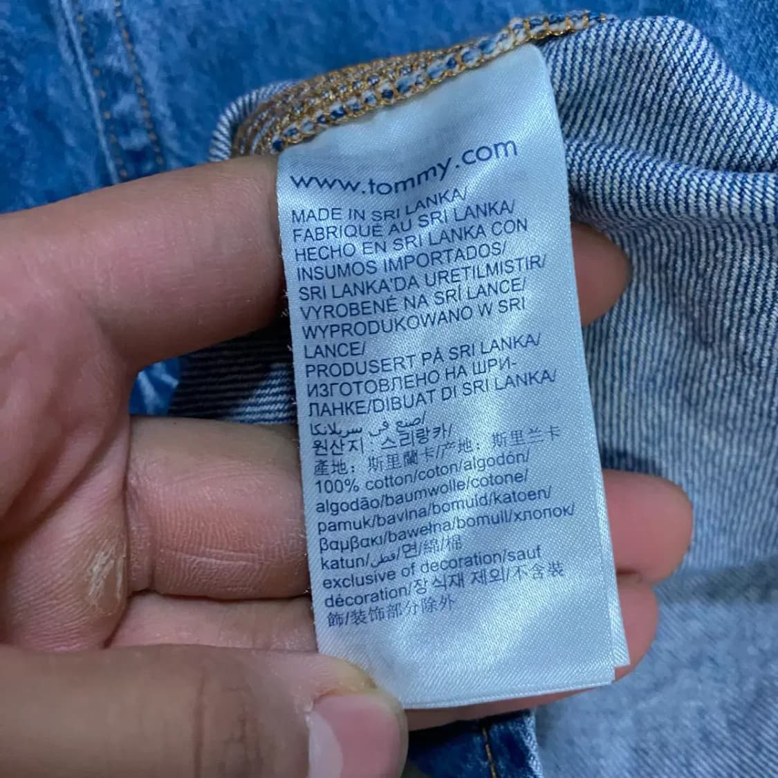 타미힐피거 데님 원피스 셔츠 4 상품이미지4