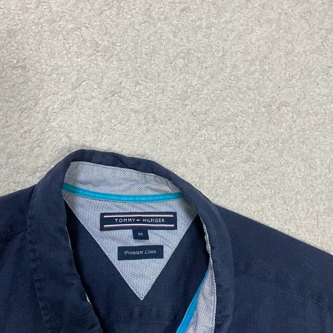 타미힐피거 린넨 셔츠 네이비 m 상품이미지2