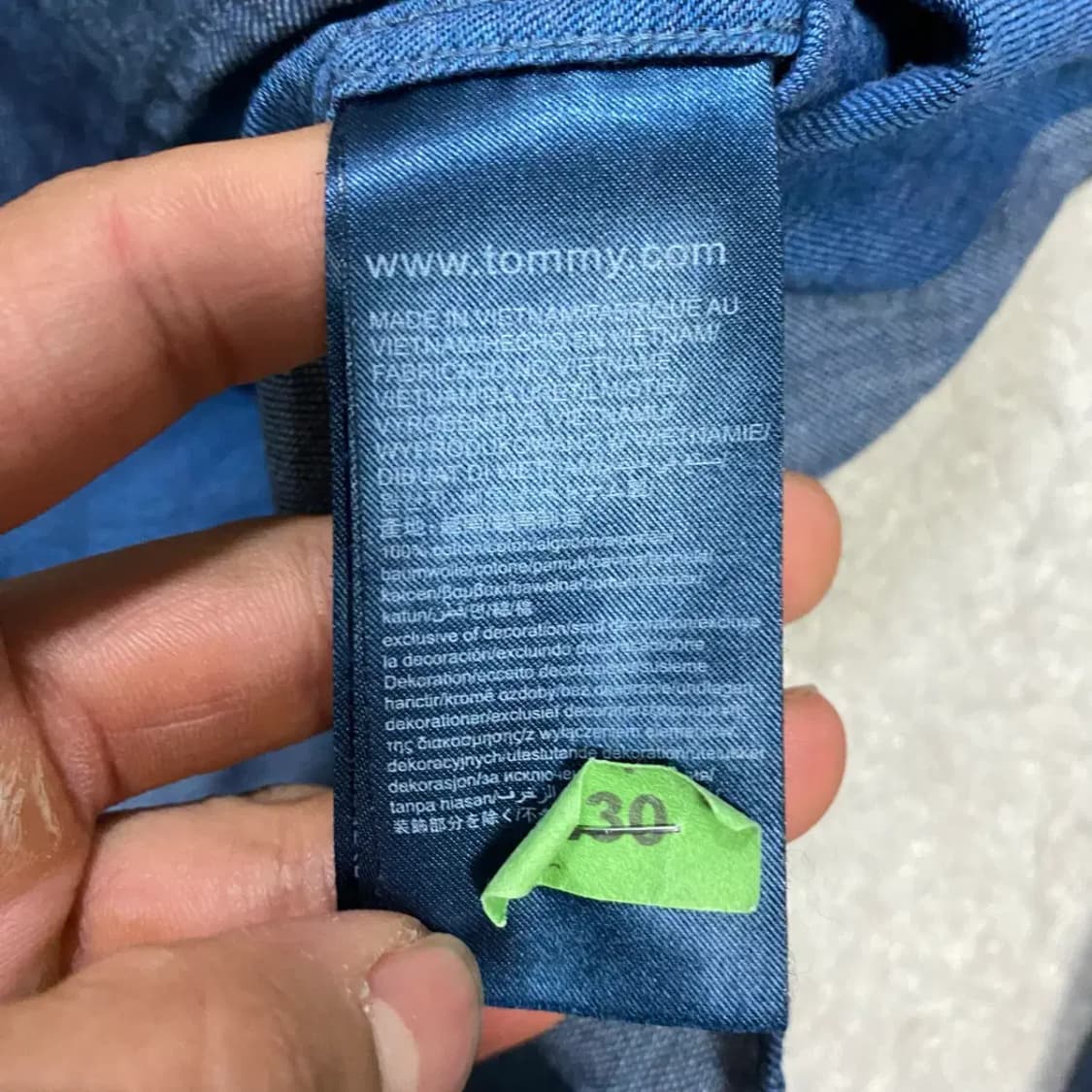 타미힐피거 셔츠 s 상품이미지4