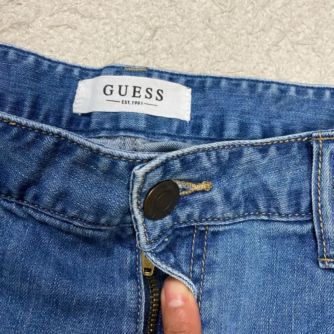 게스 청바지 데님 팬츠 34인치 상품이미지2