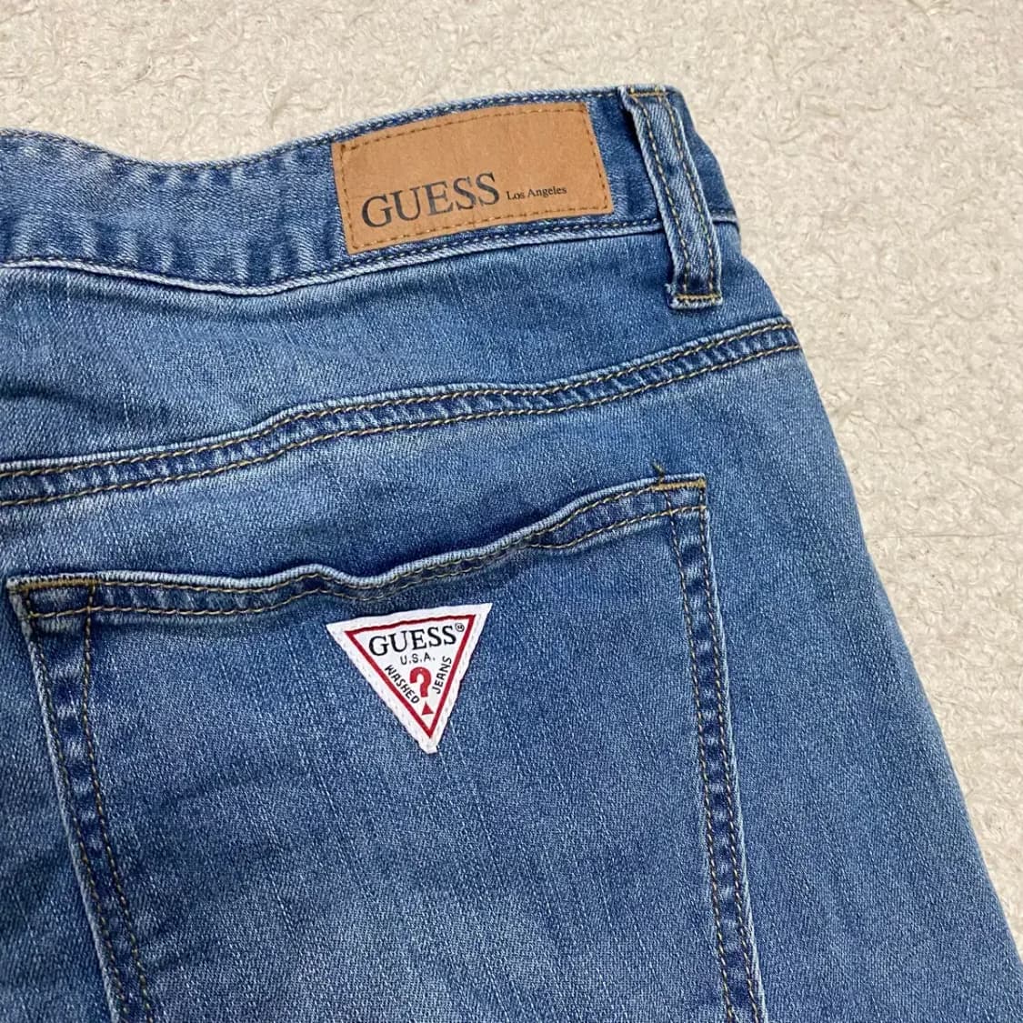 게스 청바지 데님 팬츠 34인치 상품이미지5