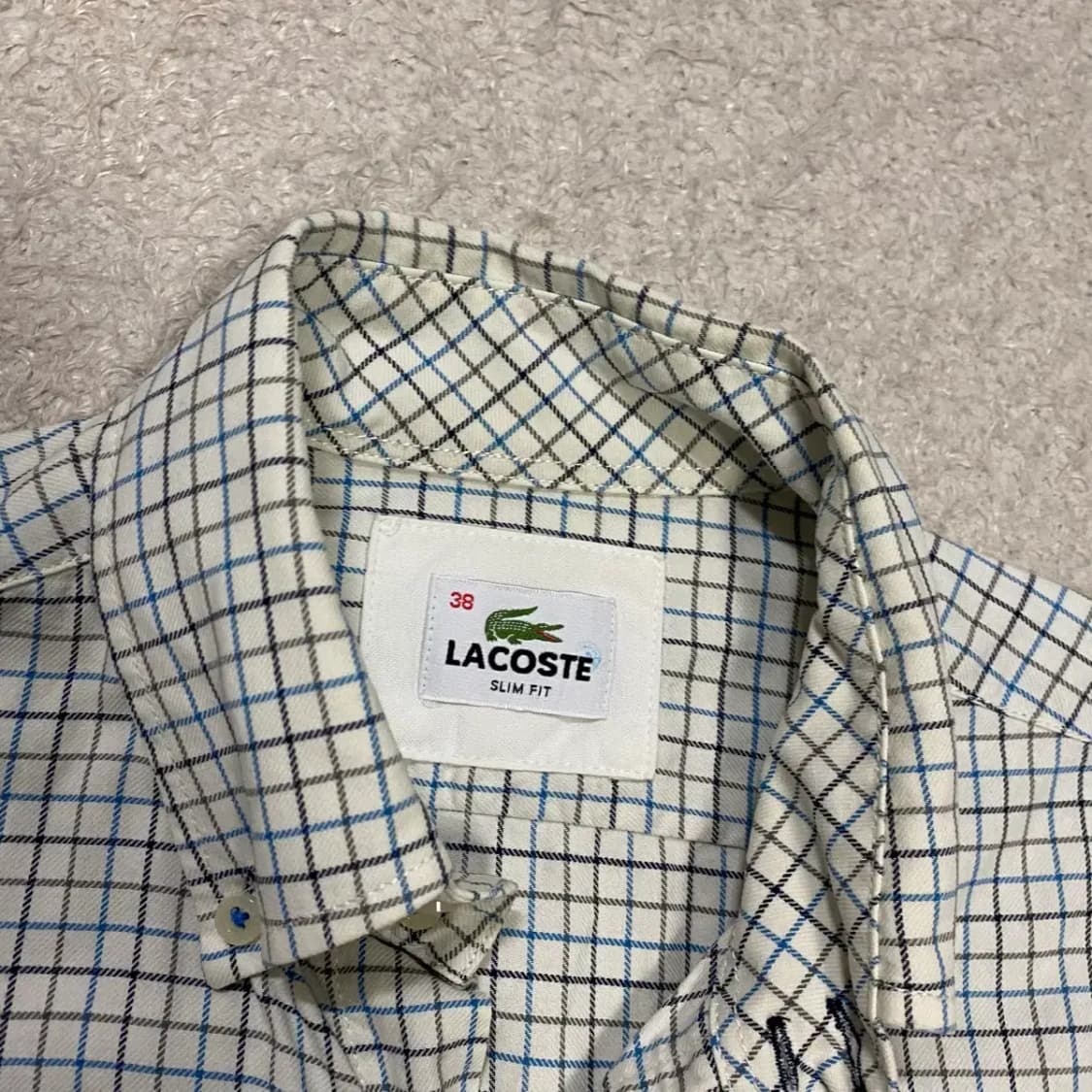 라코스테 셔츠 체크 95 상품이미지3