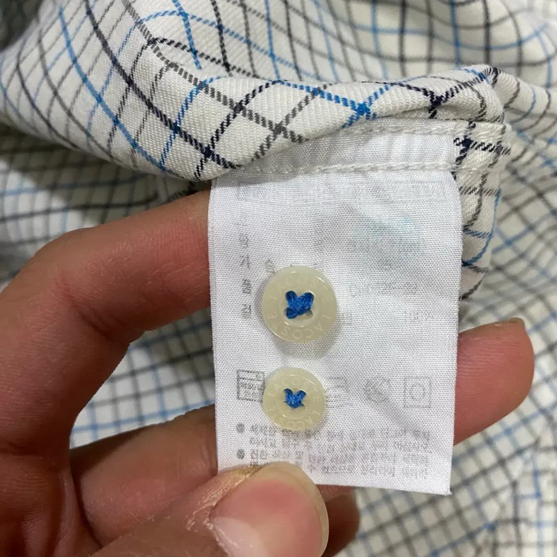 라코스테 셔츠 체크 95 상품이미지5