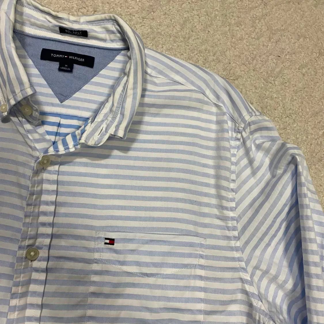 타미힐피거 셔츠 스트라이프 m 상품이미지3