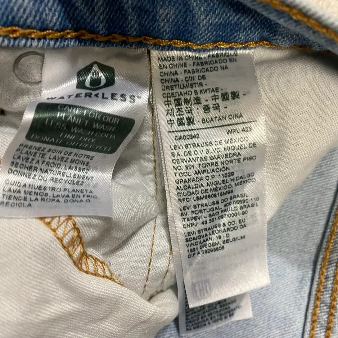 리바이스 502 청바지 데님 팬츠 30인치 상품이미지3