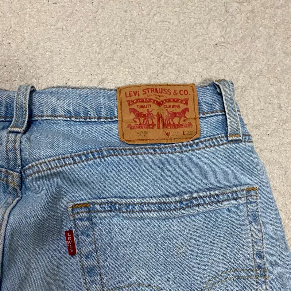 리바이스 502 청바지 데님 팬츠 30인치 상품이미지7