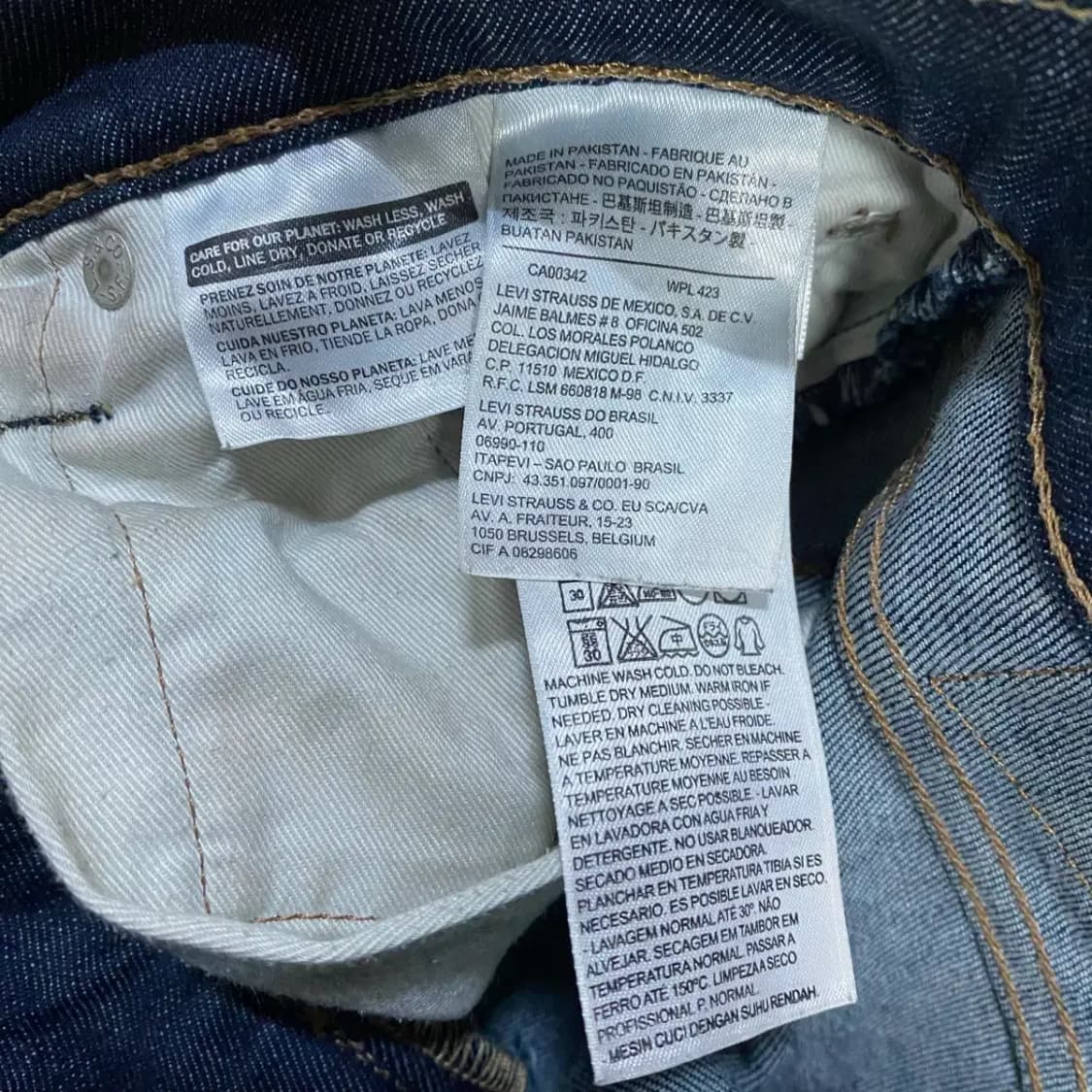 리바이스 511 청바지 데님 팬츠 30인치 상품이미지3