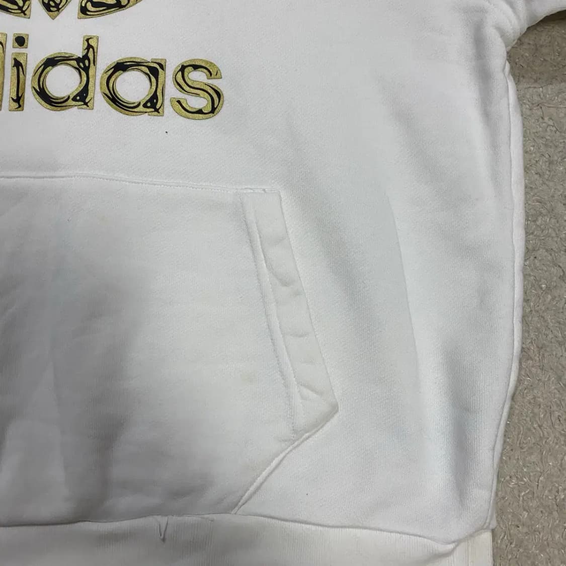 아디다스 후드티 화이트 m 상품이미지4