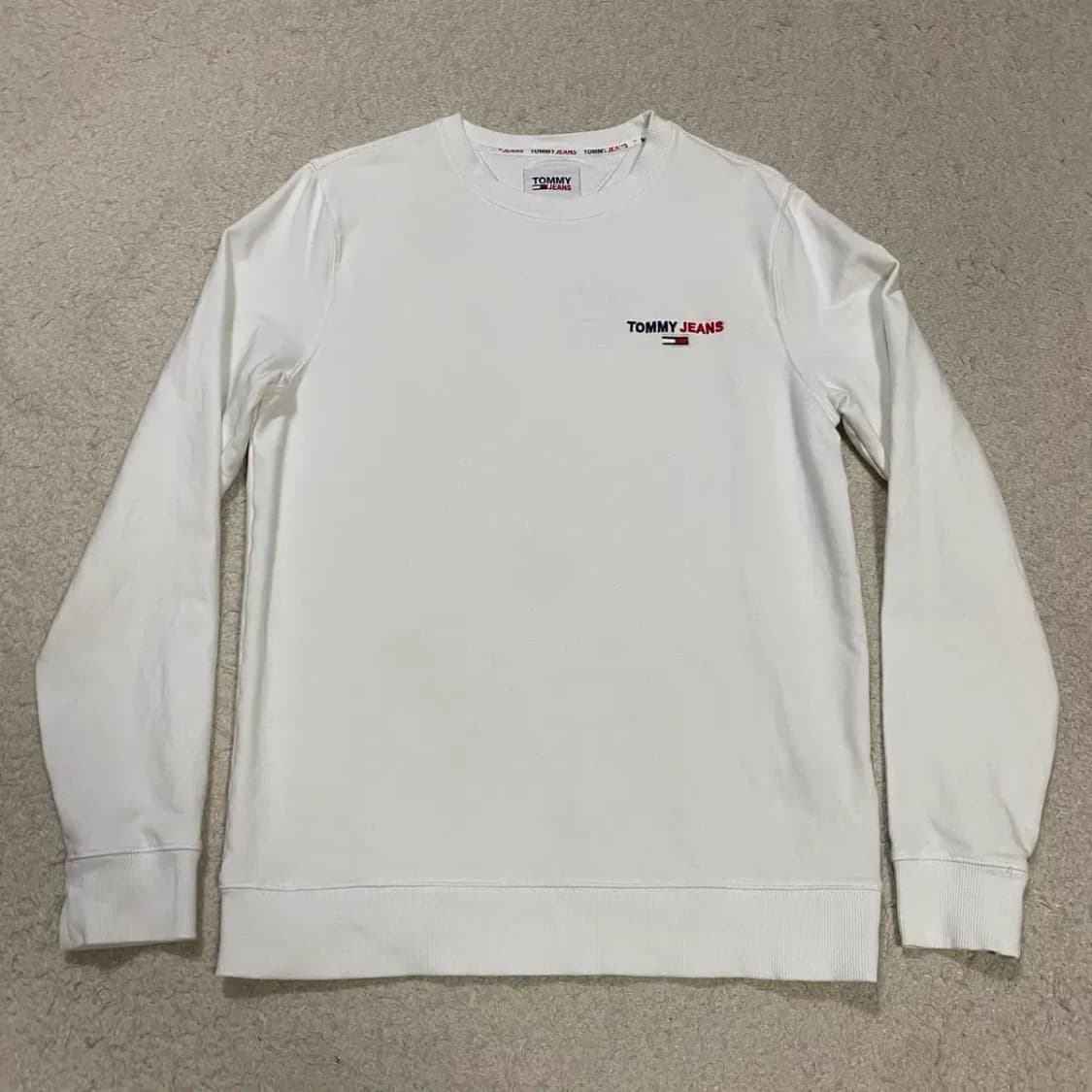타미힐피거 맨투맨 화이트 m 상품이미지1