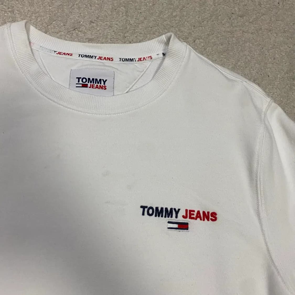 타미힐피거 맨투맨 화이트 m 상품이미지2