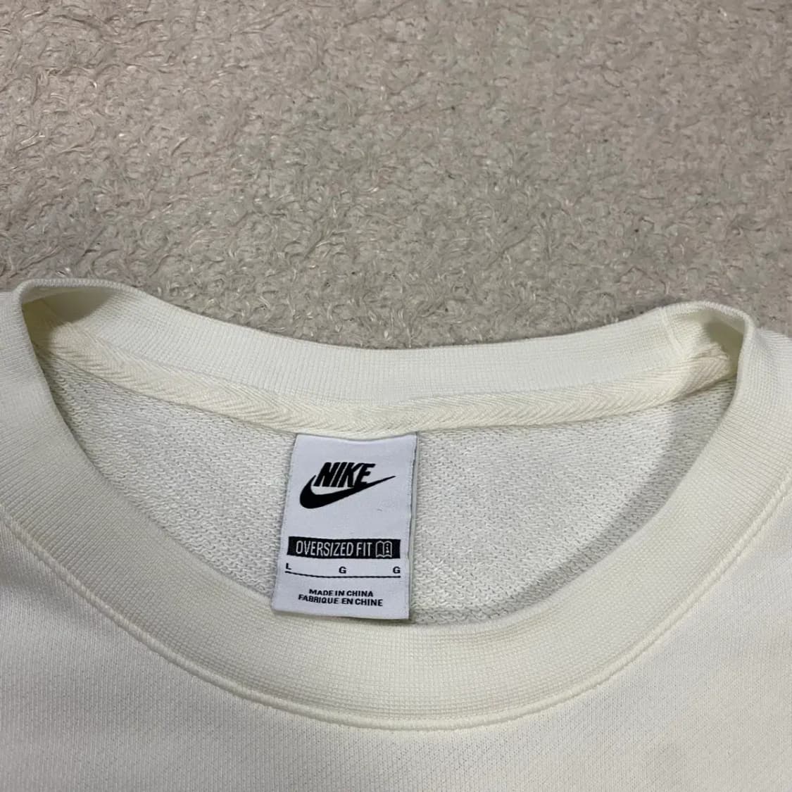 나이키 맨투맨 오버핏 L 100 상품이미지3