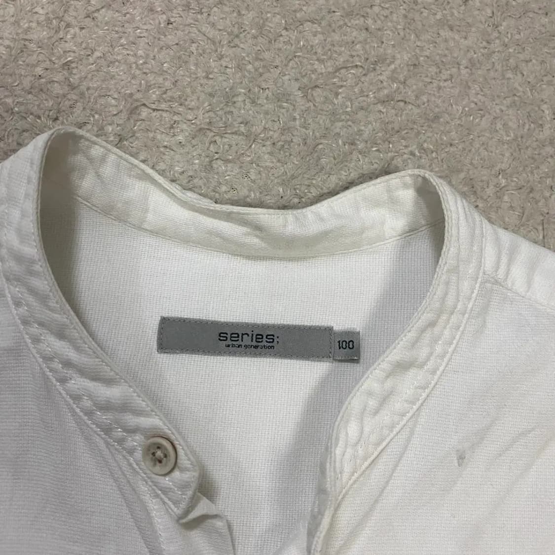 시리즈 셔츠 화이트 100 상품이미지2