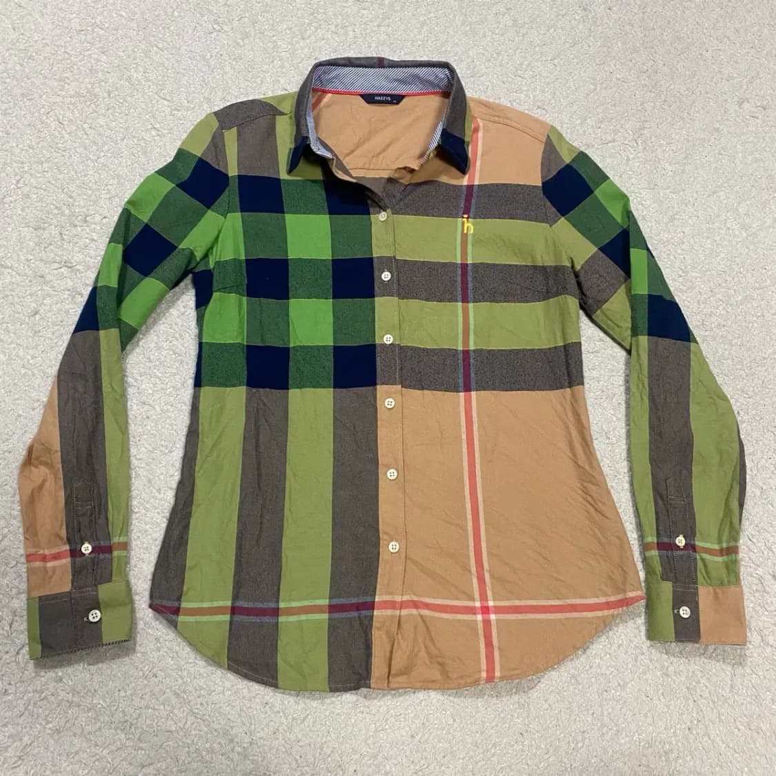 헤지스 셔츠 체크 여성 85 상품이미지1