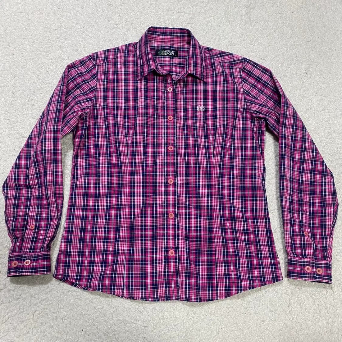 코오롱스포츠 셔츠 체크 여성 90 상품이미지1