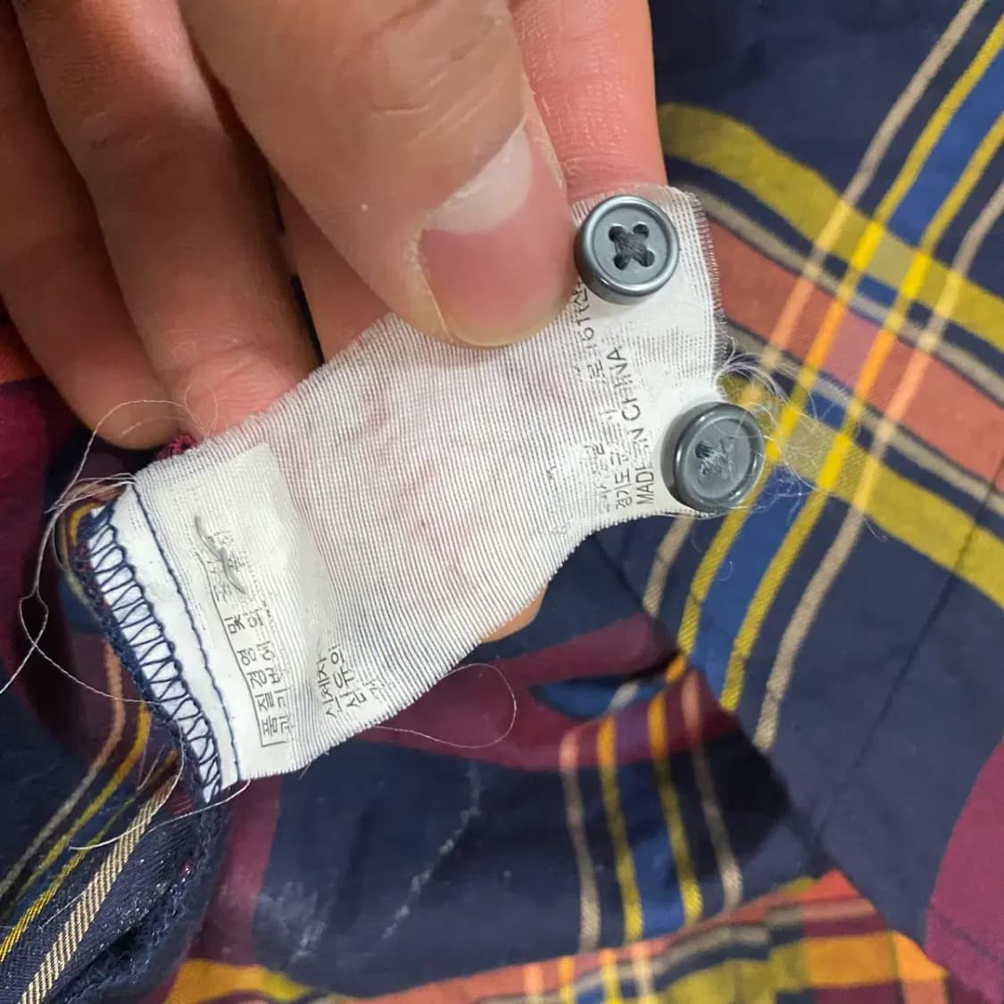 헤지스 셔츠 체크 여성 85 상품이미지4