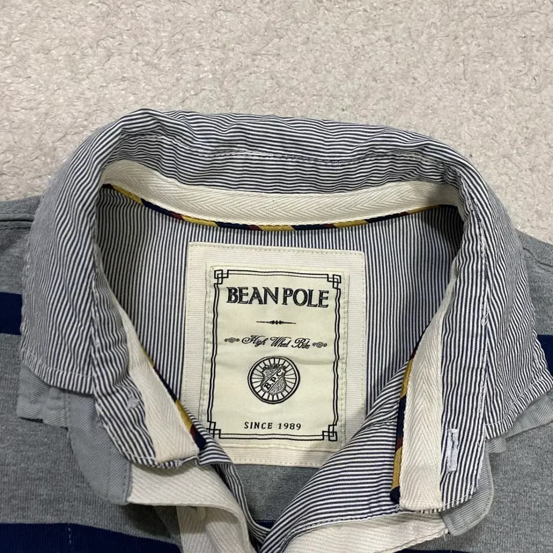 빈폴 긴팔 카라티 m 95 상품이미지3