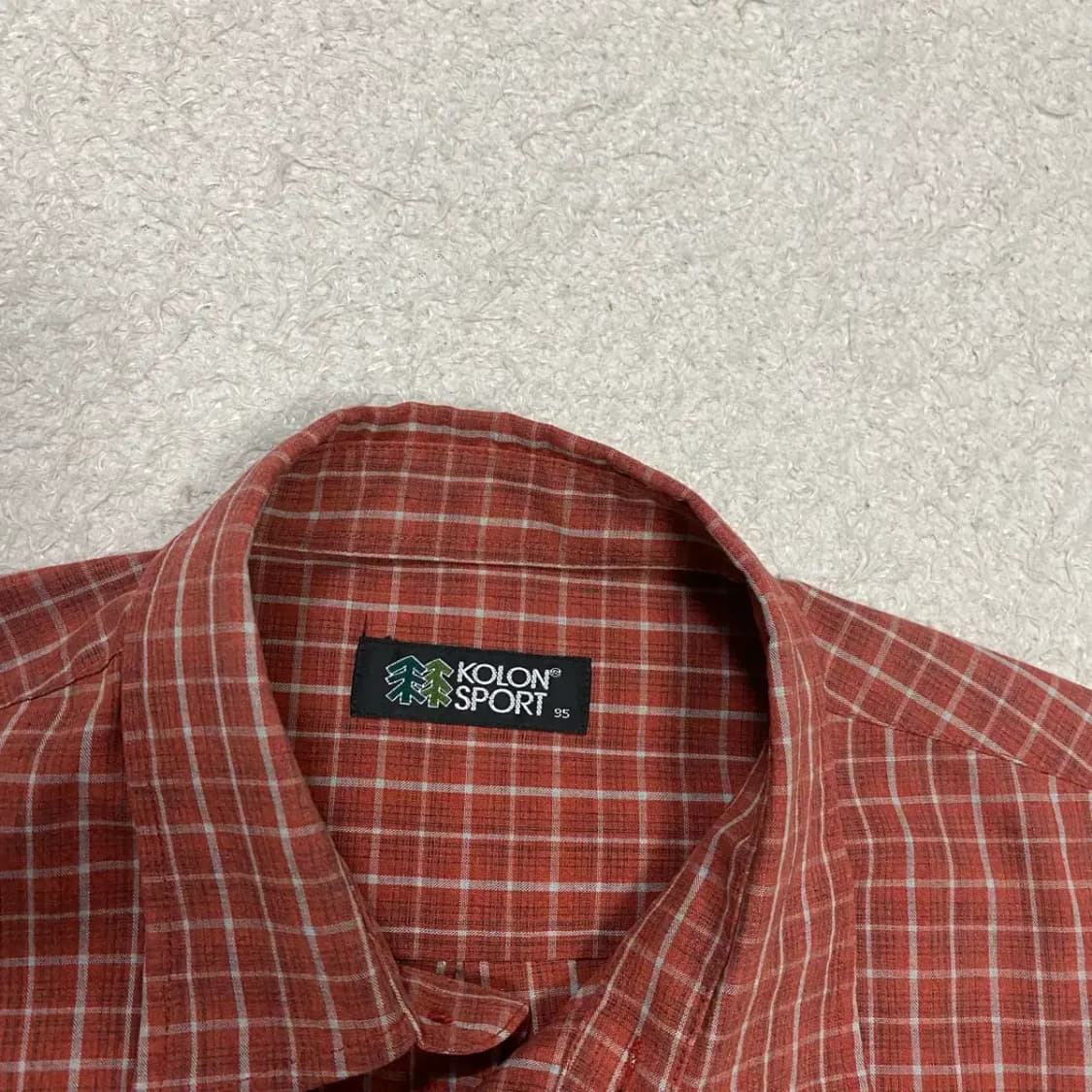 코오롱스포츠 셔츠 체크 m 95 상품이미지2