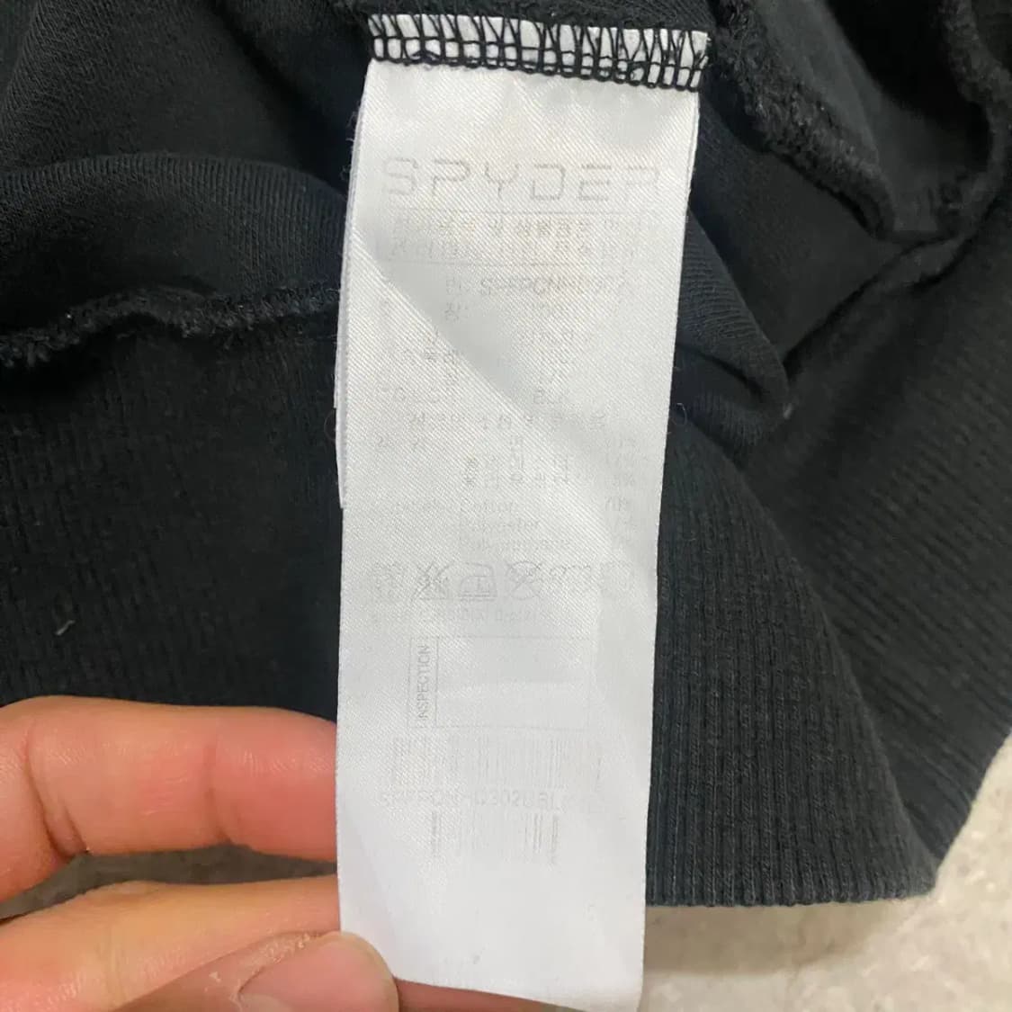 스파이더 후드티 블랙 L 100 상품이미지5