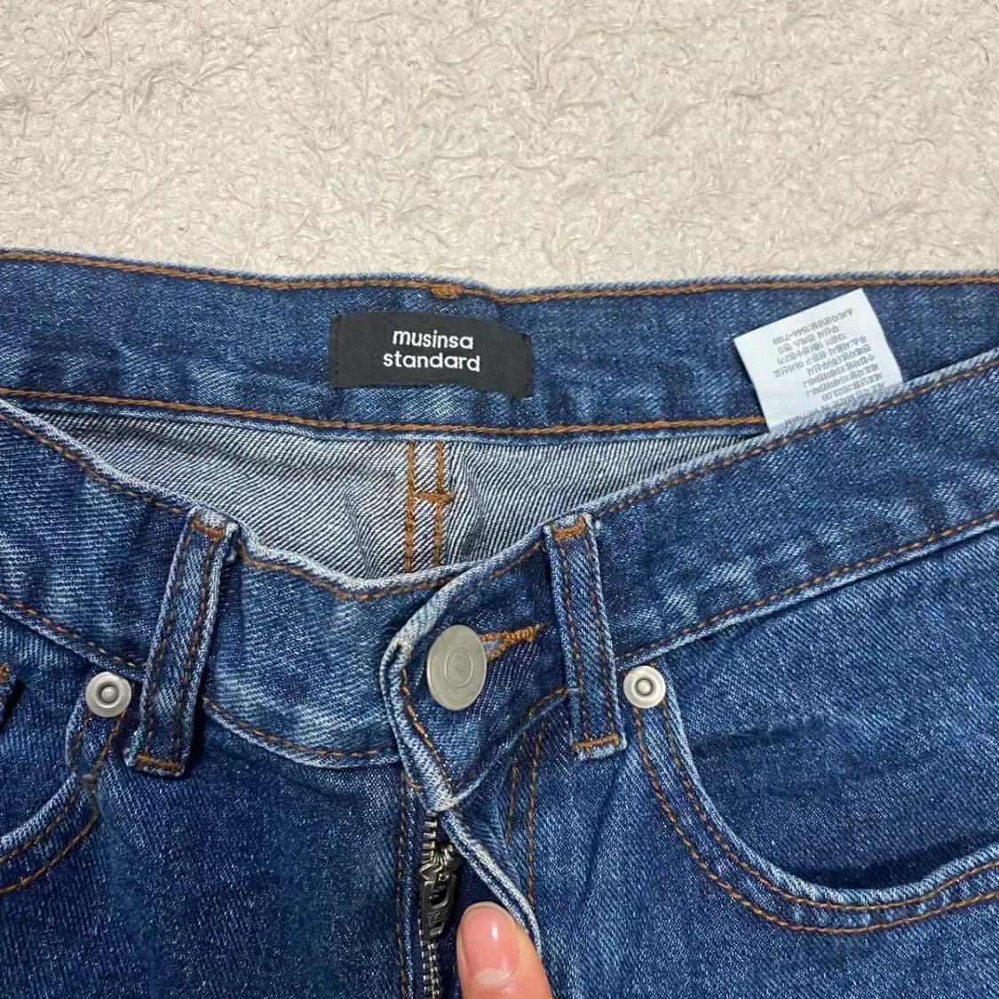 무신사 청바지 데님 팬츠 31인치 상품이미지2