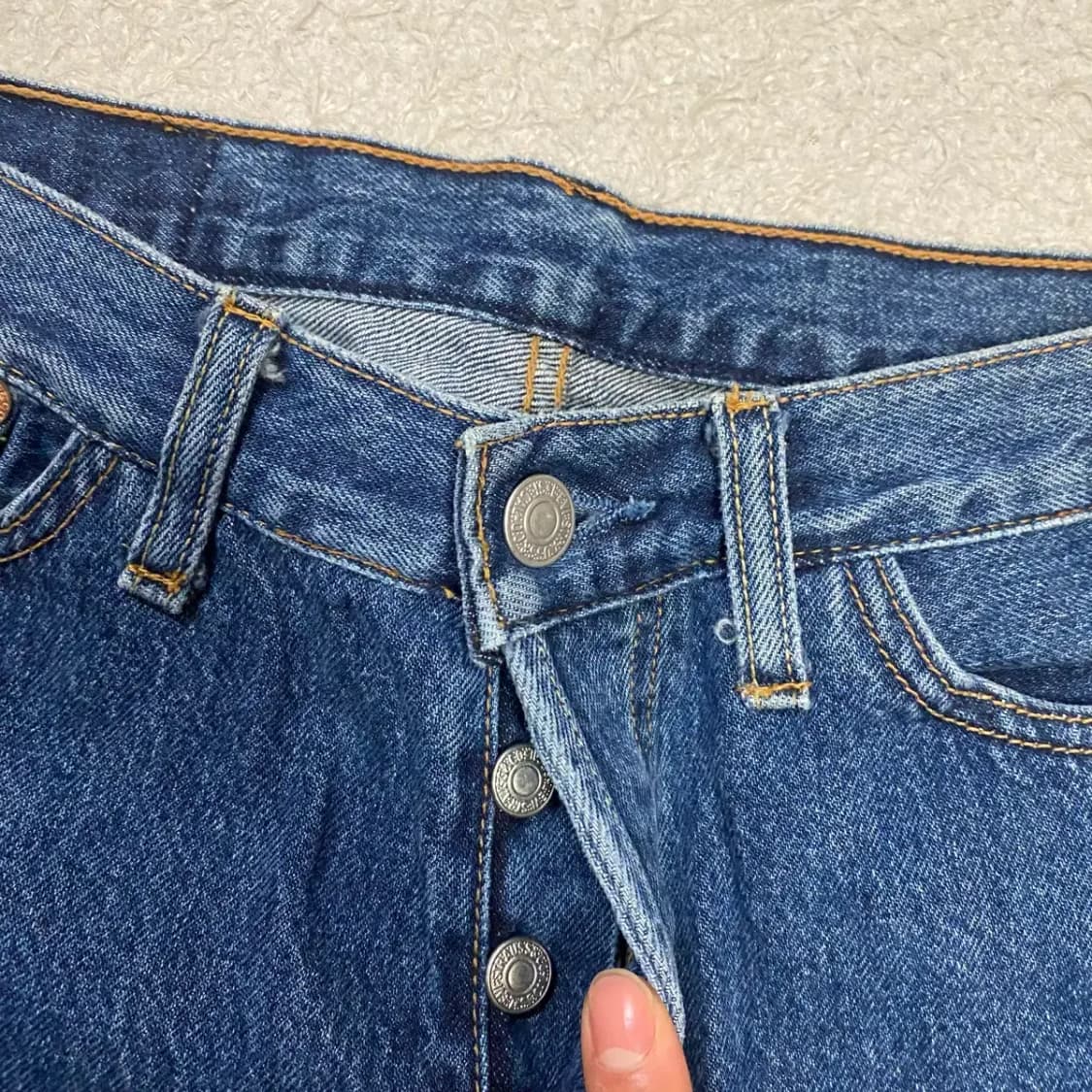 리바이스 501 청바지 데님 팬츠 27인치 상품이미지2