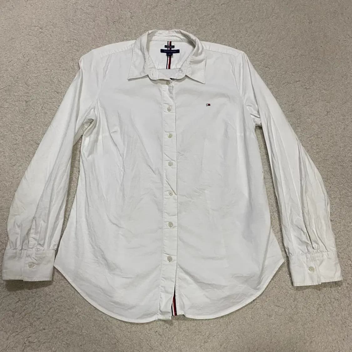 타미힐피거 셔츠 화이트 여성 m 상품이미지1