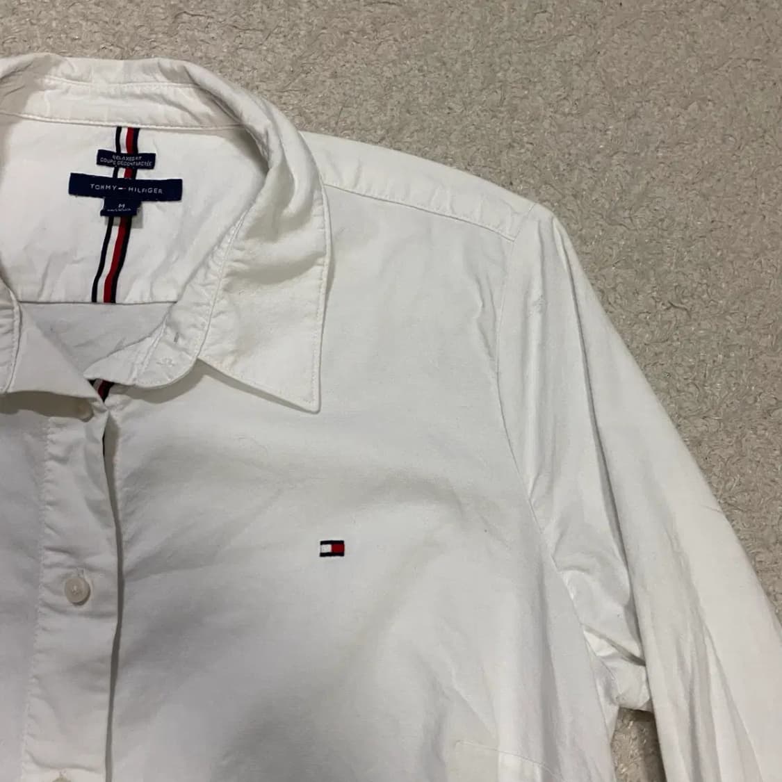 타미힐피거 셔츠 화이트 여성 m 상품이미지2