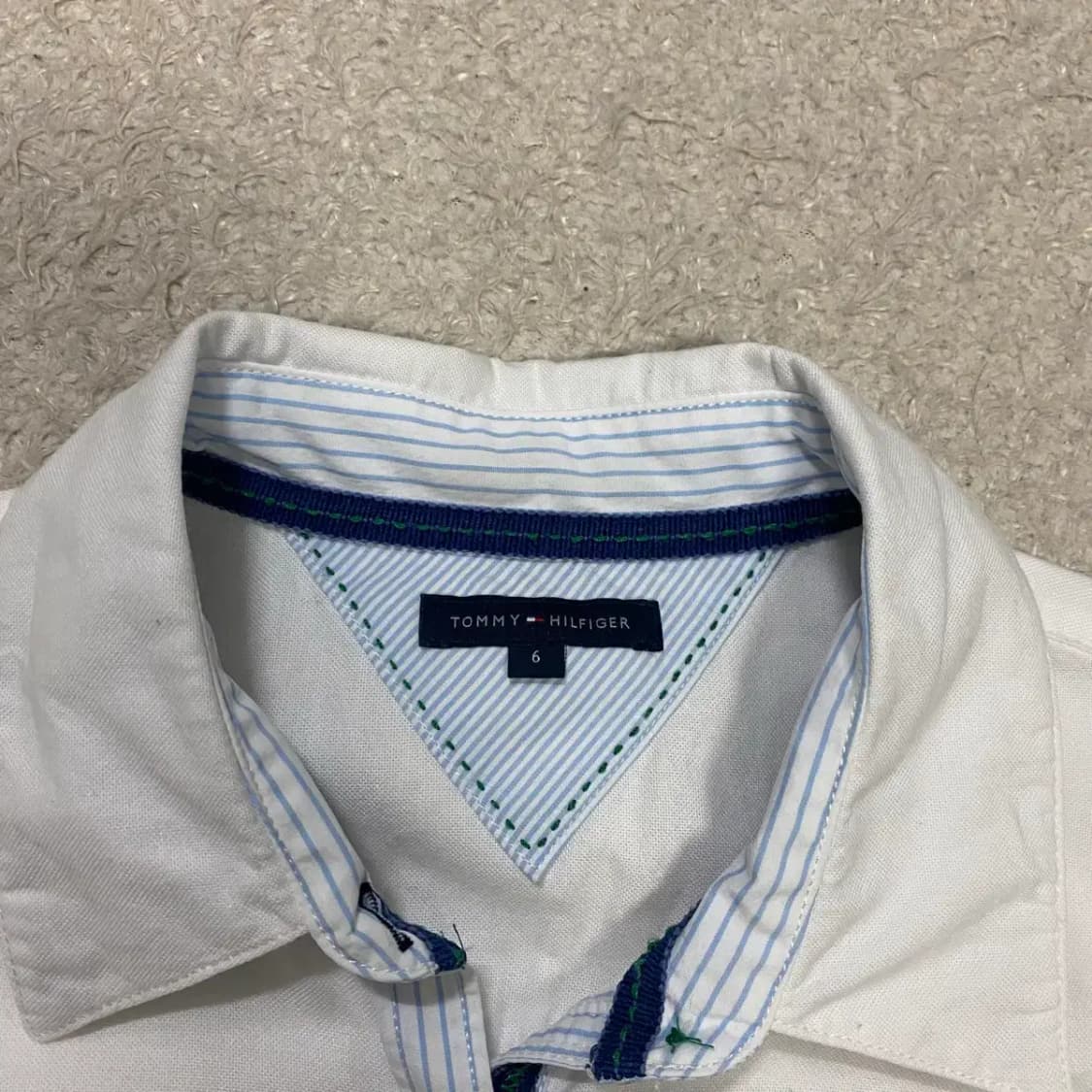 타미힐피거 셔츠 화이트 여성 6 상품이미지4