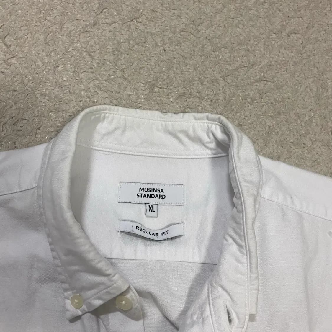 무신사 셔츠 화이트 XL 105 상품이미지2