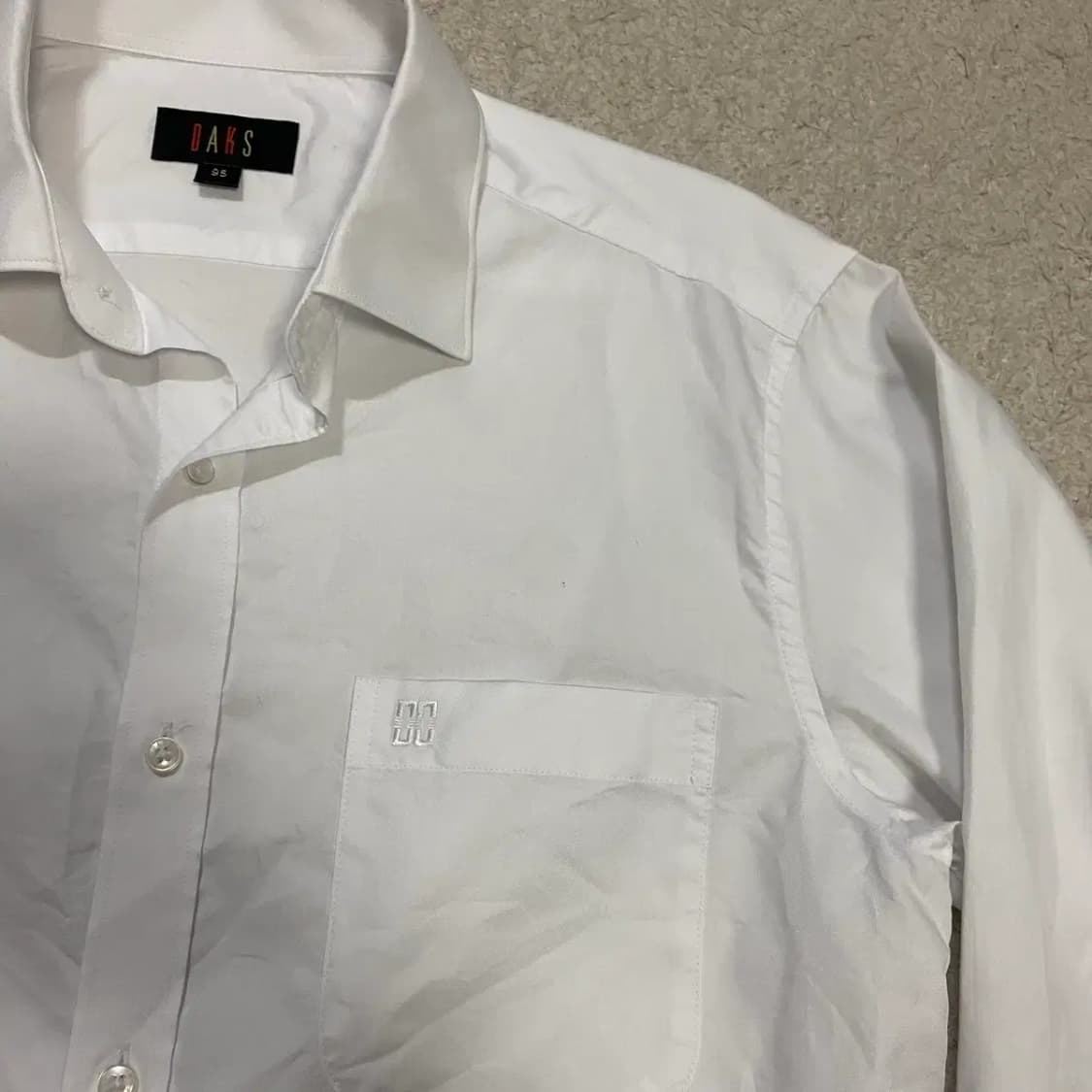 닥스 셔츠 화이트 m 95 상품이미지2
