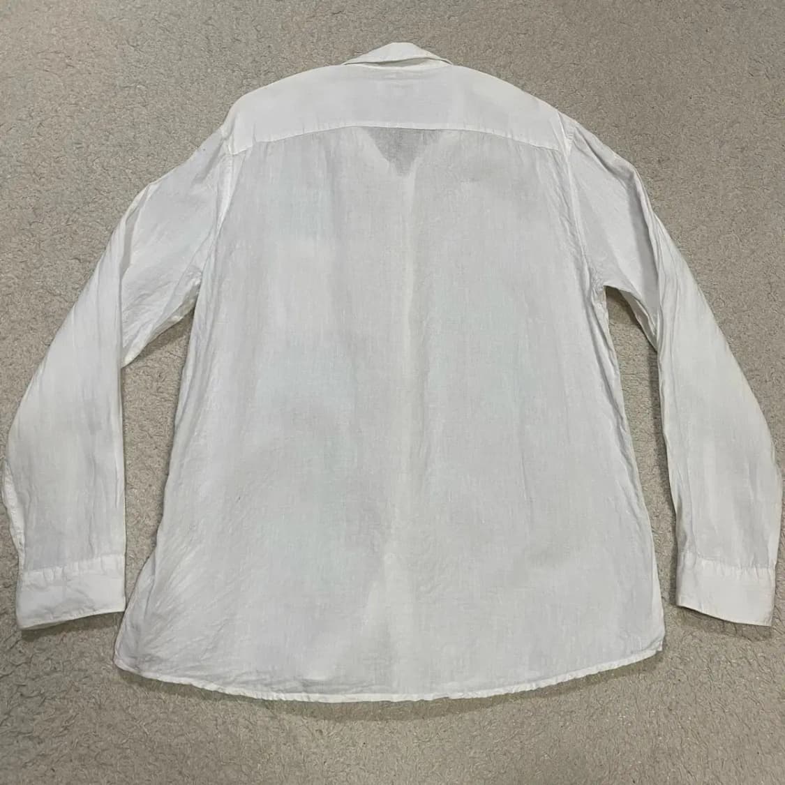 무신사 린넨 셔츠 화이트 L 상품이미지4