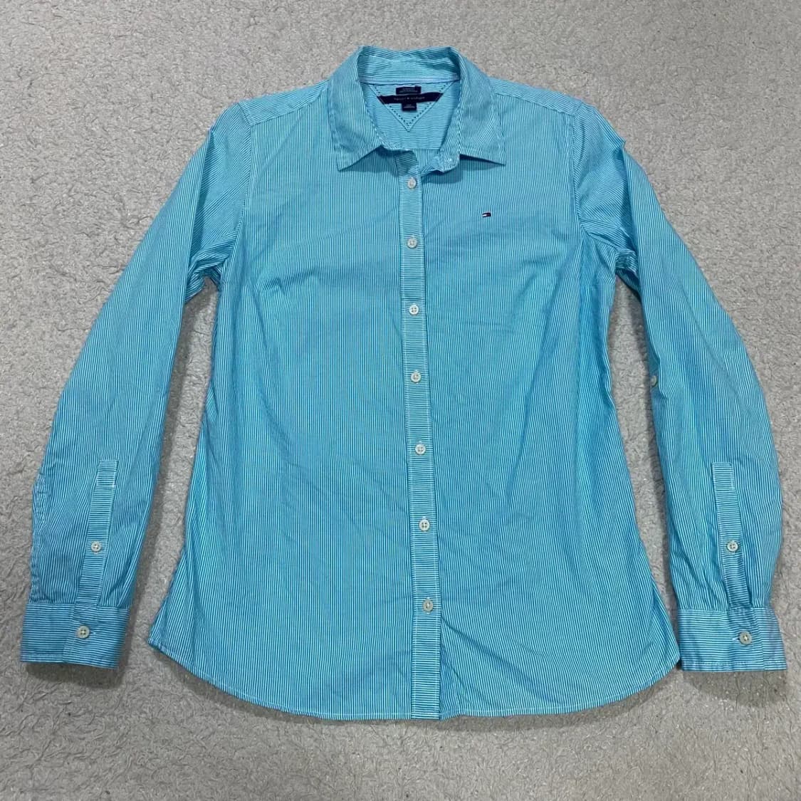 타미힐피거 셔츠 스트라이프 여성 s 상품이미지1