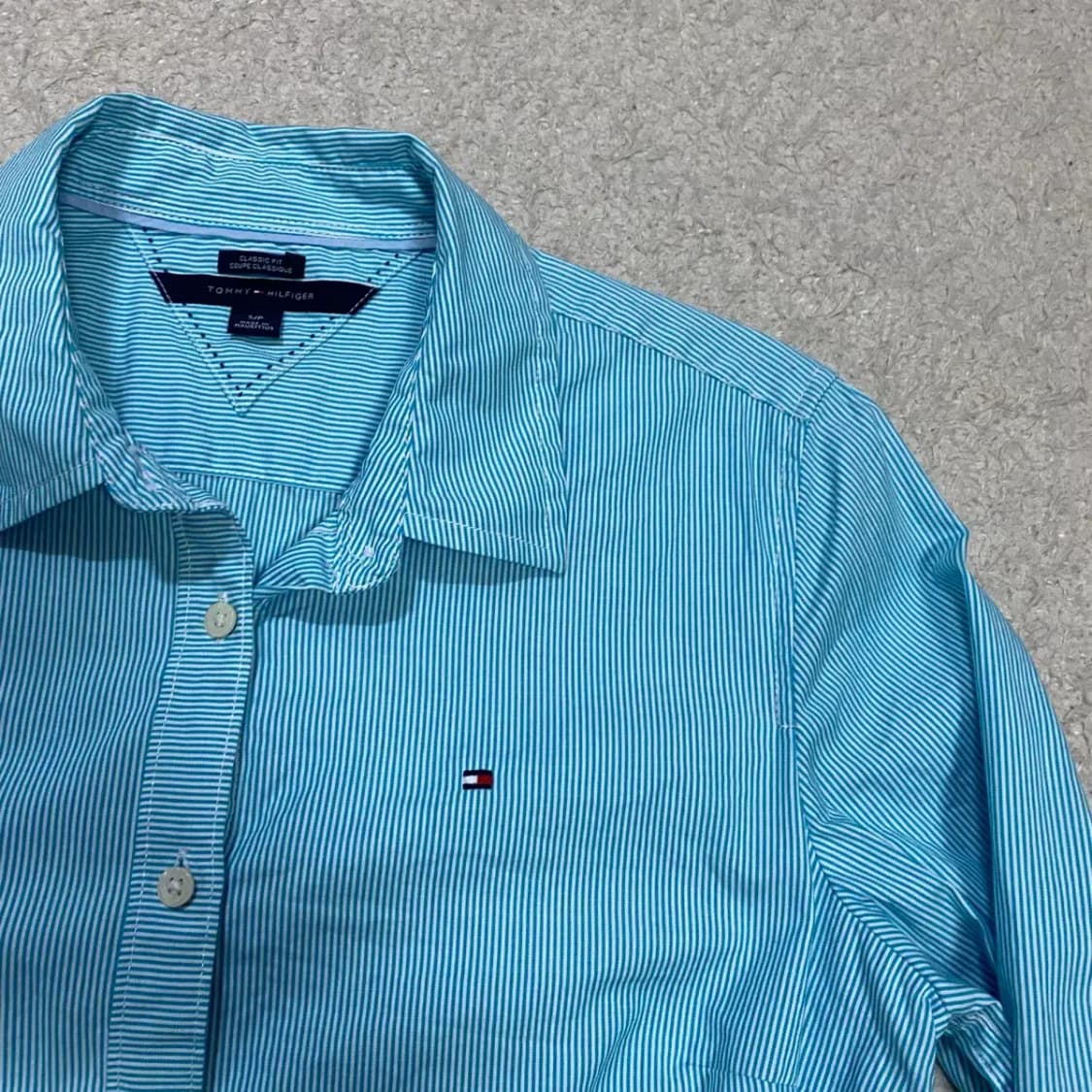 타미힐피거 셔츠 스트라이프 여성 s 상품이미지2