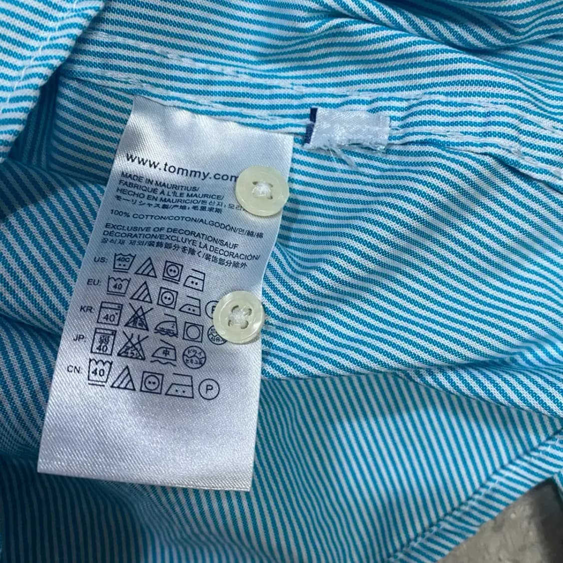 타미힐피거 셔츠 스트라이프 여성 s 상품이미지4
