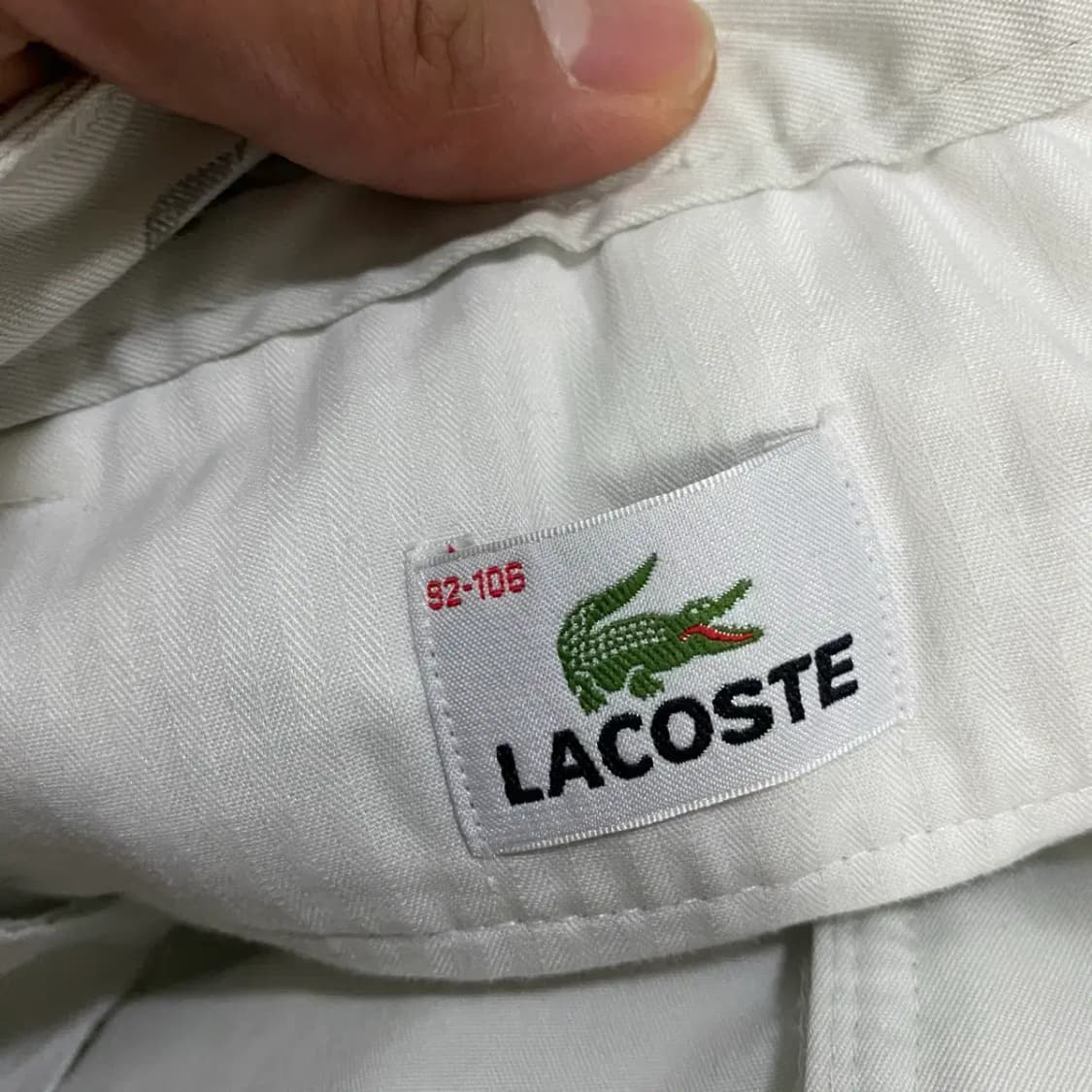 라코스테 면바지 팬츠 34인치 상품이미지4