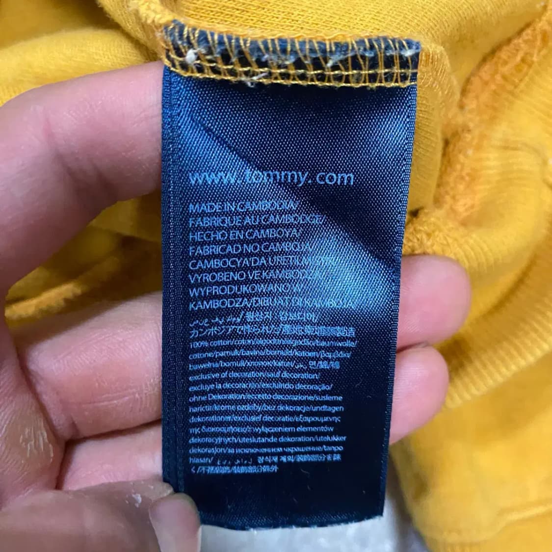 타미힐피거 맨투맨 s 상품이미지4