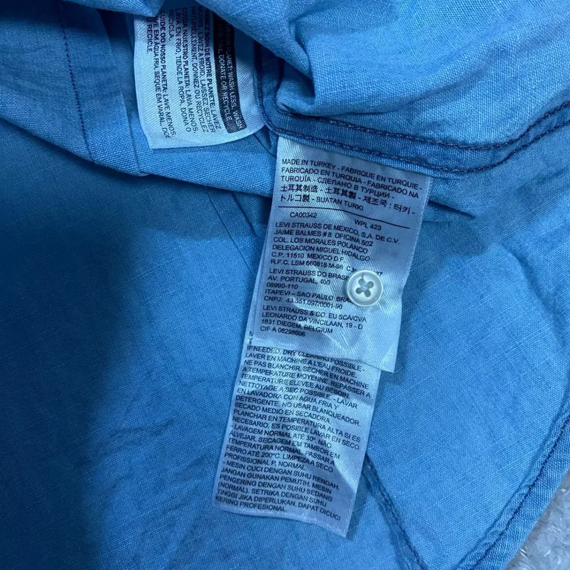 리바이스 데님 셔츠 여성 s 상품이미지4