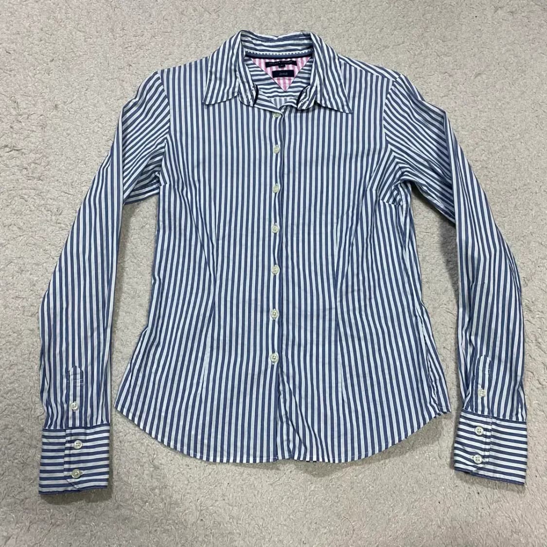 타미힐피거 셔츠 스트라이프 여성 4 상품이미지1