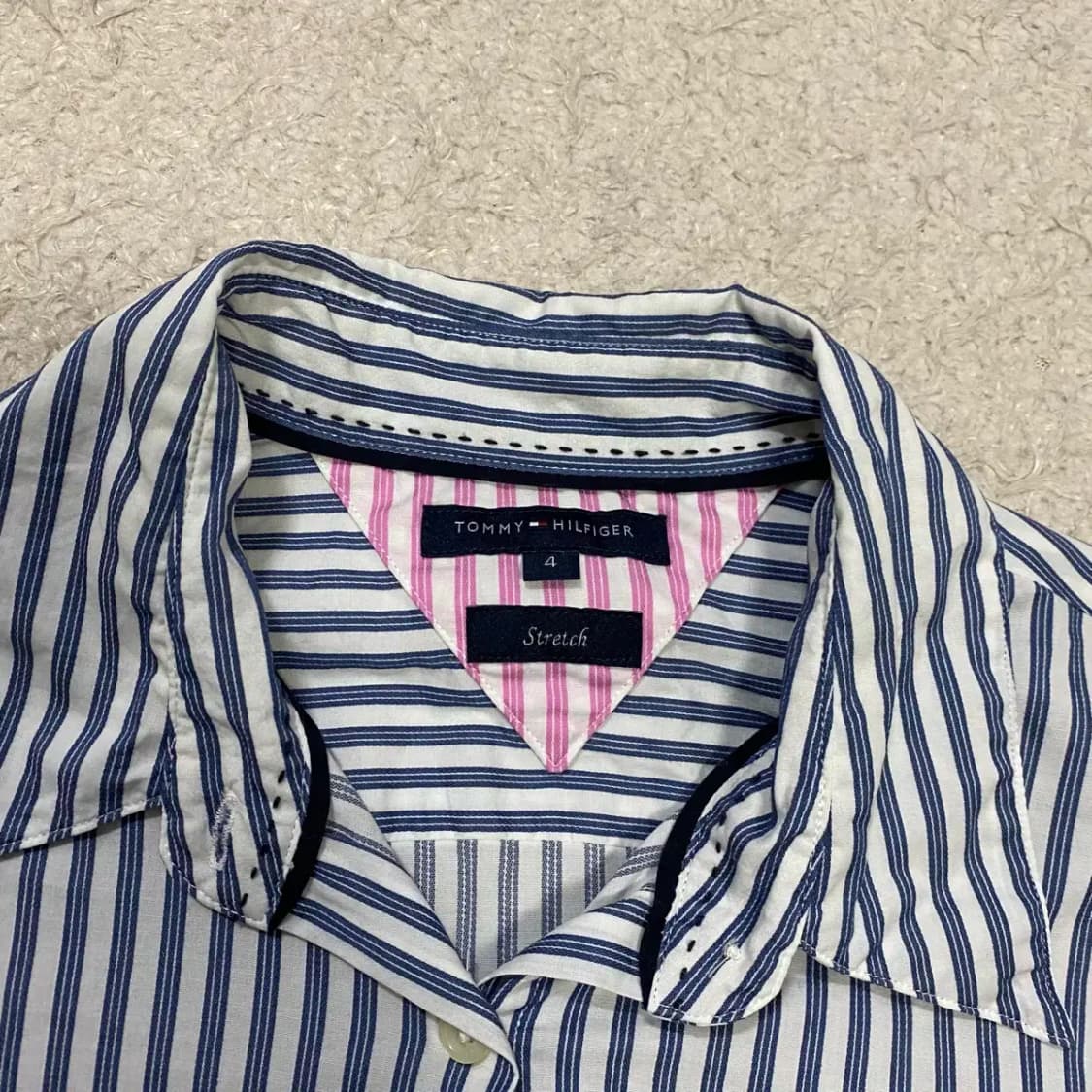 타미힐피거 셔츠 스트라이프 여성 4 상품이미지3