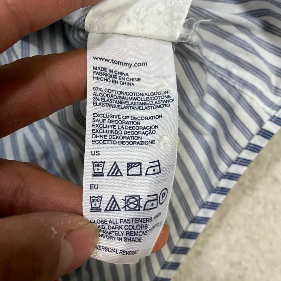 타미힐피거 셔츠 스트라이프 여성 4 상품이미지4