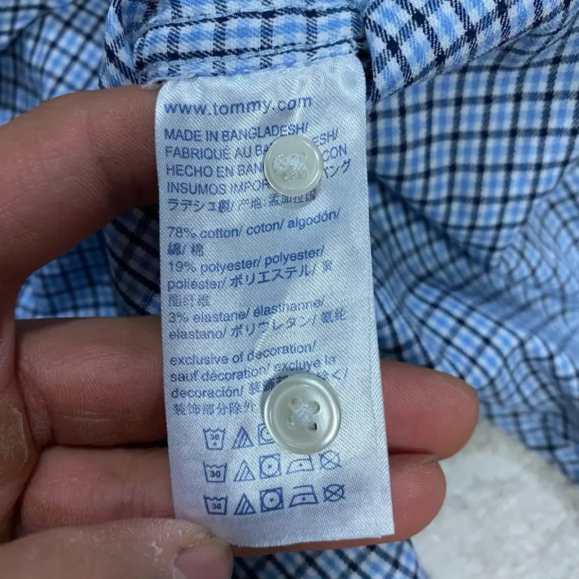 타미힐피거 셔츠 체크 XL 상품이미지4