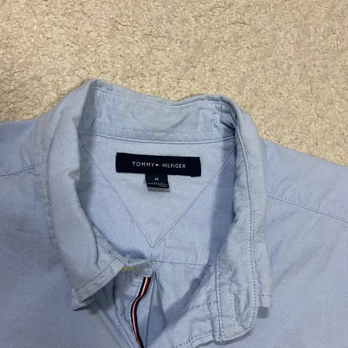 타미힐피거 셔츠 솔리드 m 상품이미지3