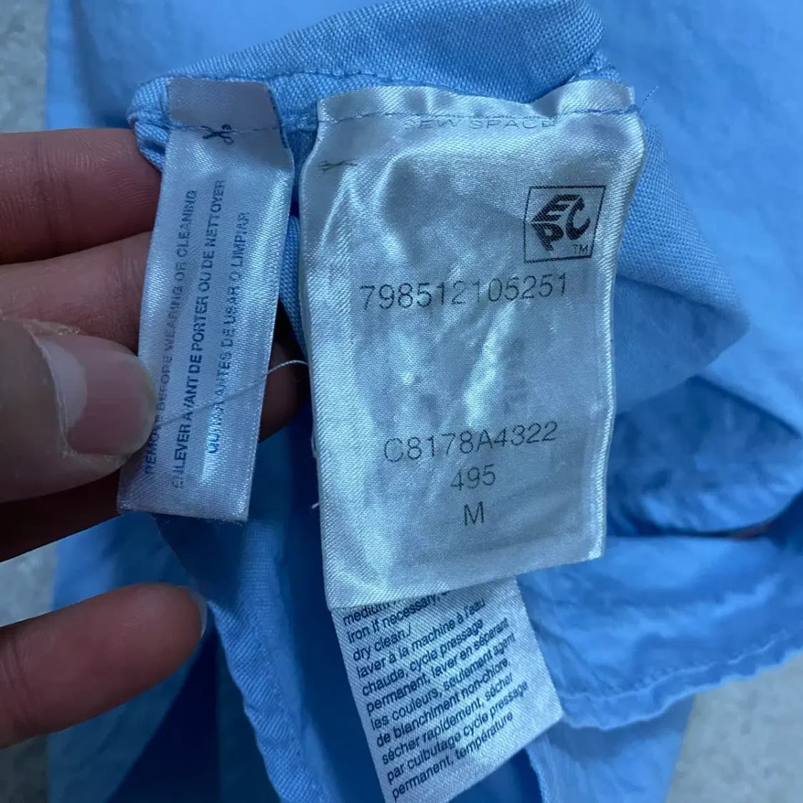 타미힐피거 셔츠 솔리드 m 상품이미지4